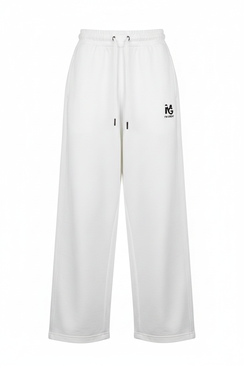 I'M GREAT WIDE LEG SWEATPANTS