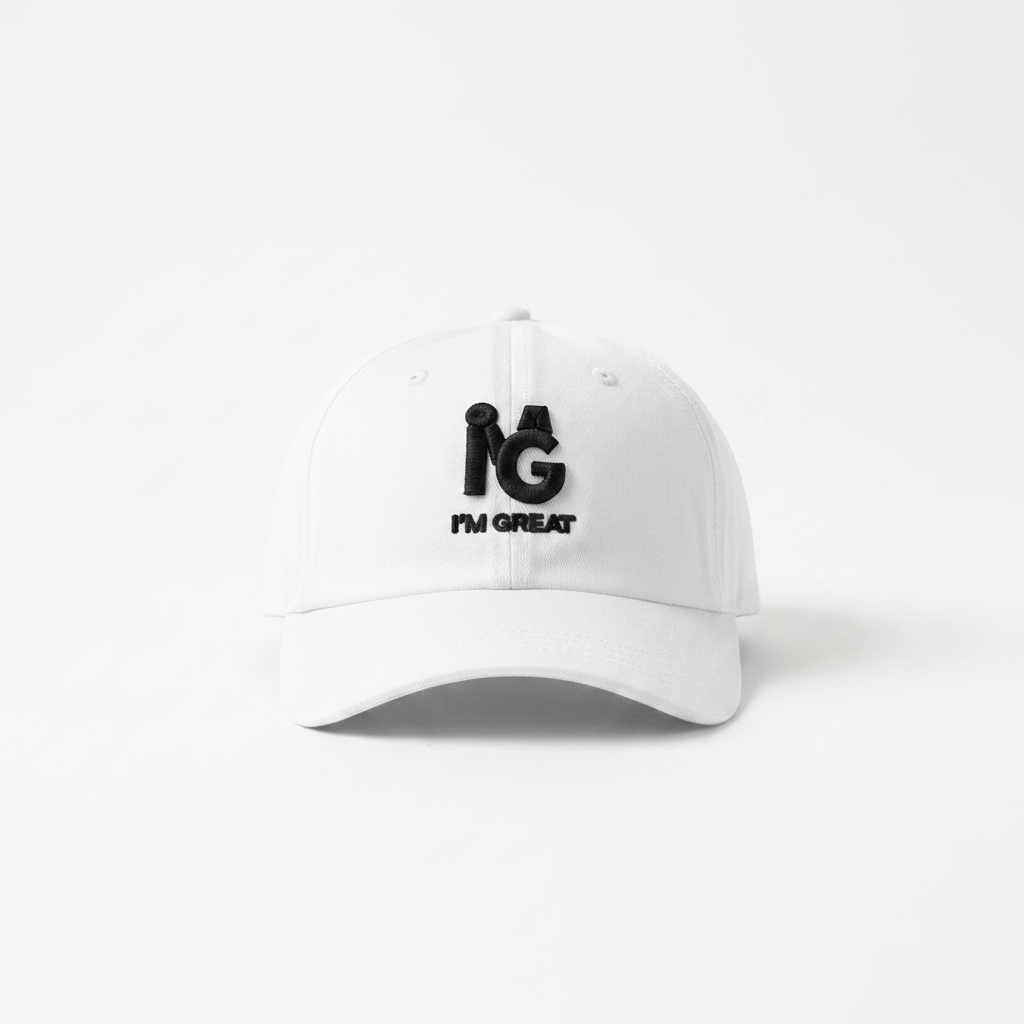 I'M GREAT Signature Cap - White