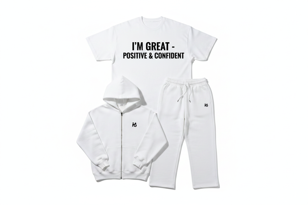 I'M GREAT White 3-Piece Set - Updated