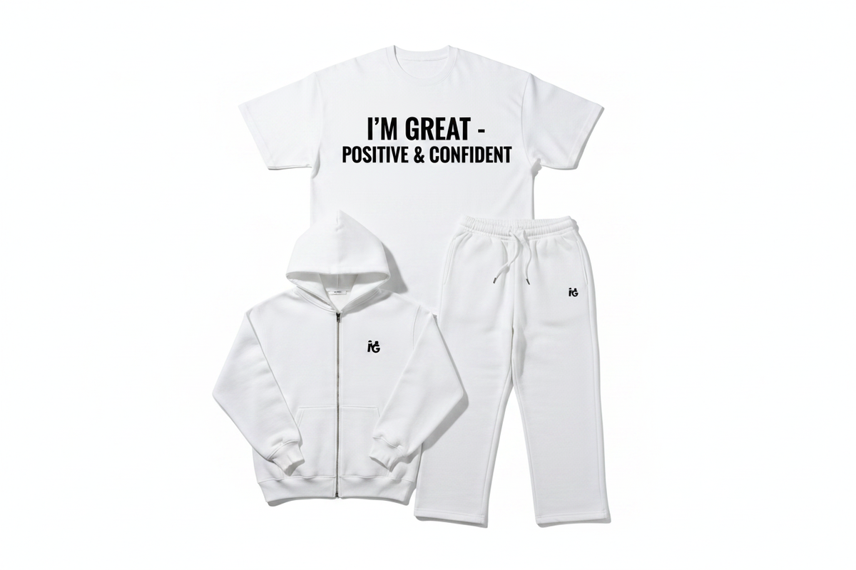 I'M GREAT White 3-Piece Set - Updated