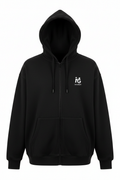 I'M GREAT Zip Hoodie - Black Front